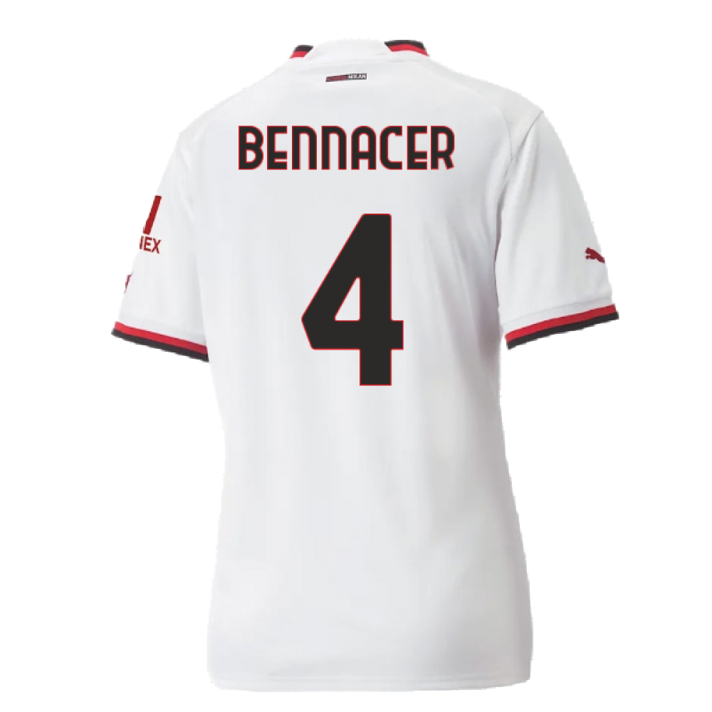 2022-2023 AC Milan Away Shirt - Ladies (BENNACER 4)