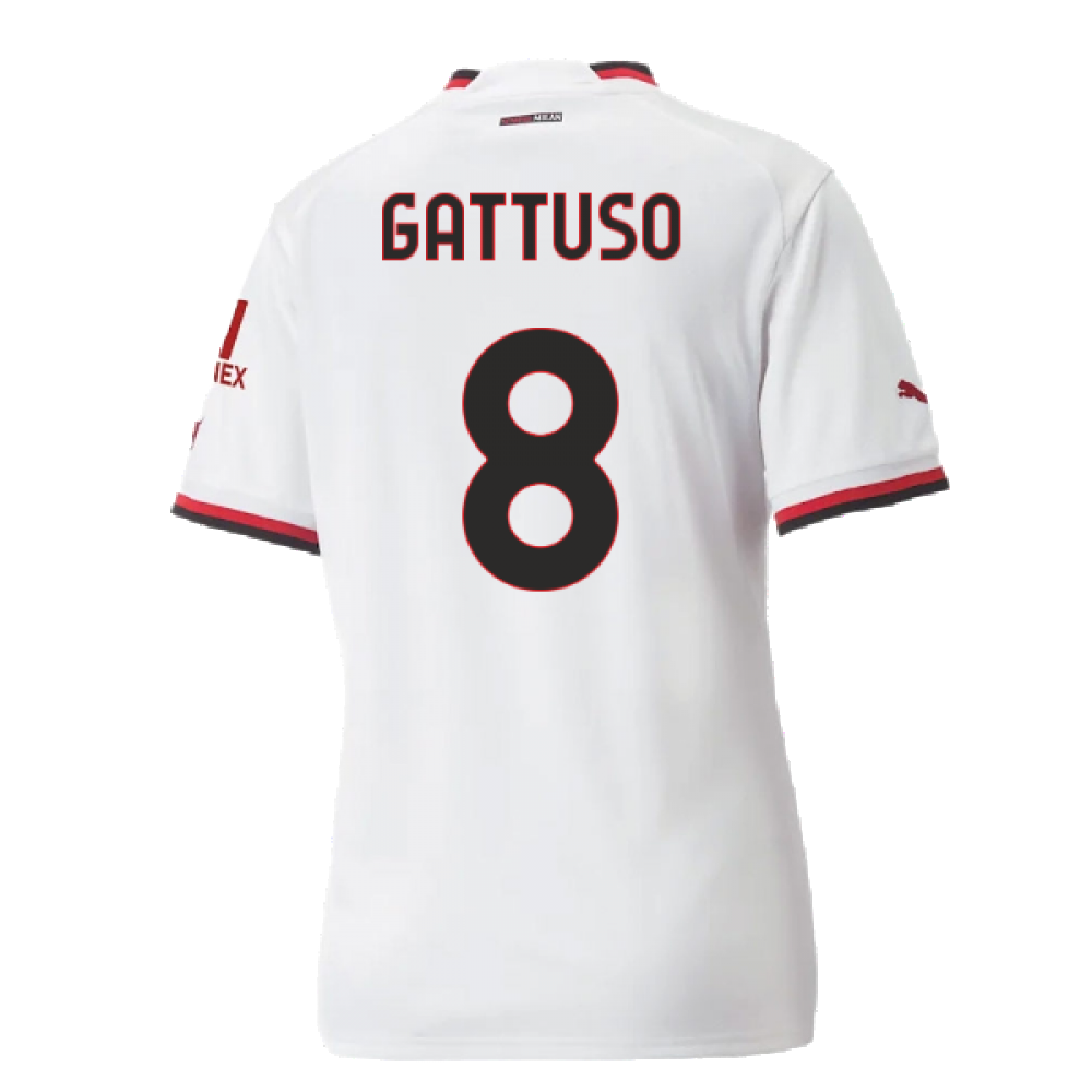 2022-2023 AC Milan Away Shirt - Ladies (GATTUSO 8)