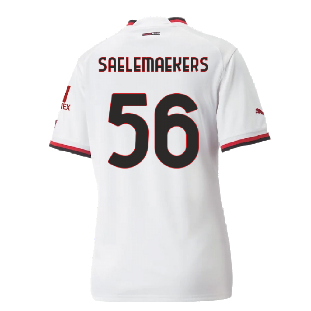 2022-2023 AC Milan Away Shirt - Ladies (SAELEMAEKERS 56)