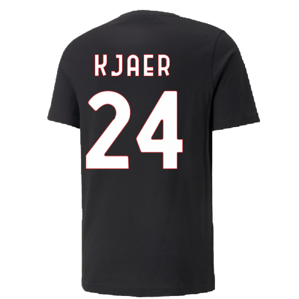 2022-2023 AC Milan FtblCulture Tee (Black) (KJAER 24)