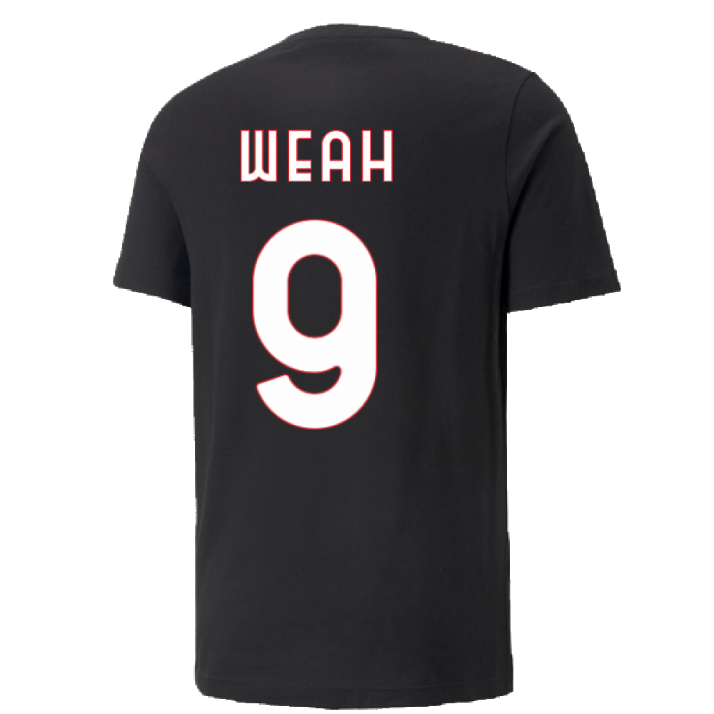 2022-2023 AC Milan FtblCulture Tee (Black) (WEAH 9)