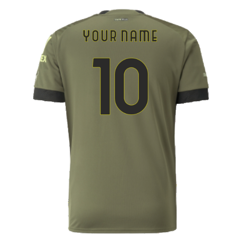 2022-2023 AC Milan Third Shirt (Your Name)