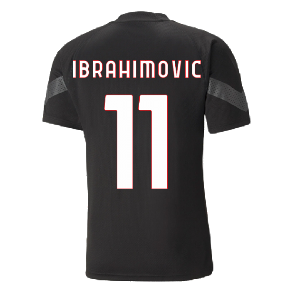 2022-2023 AC Milan Training Jersey (Black) - Kids (IBRAHIMOVIC 11)