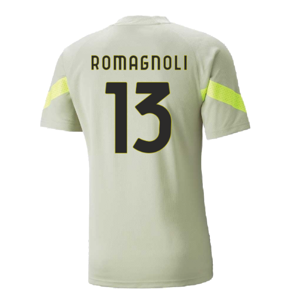 2022-2023 AC Milan Training Jersey (Spring Moss) (ROMAGNOLI 13)