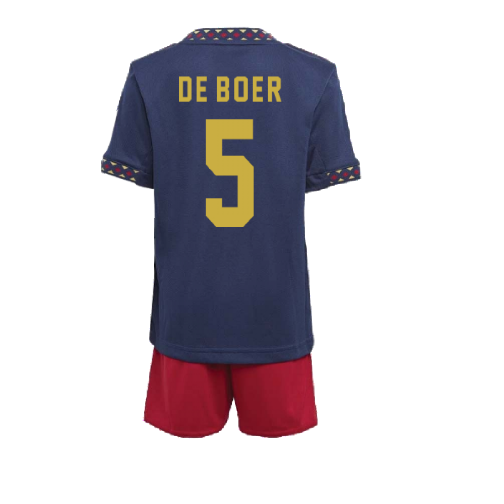 2022-2023 Ajax Away Mini Kit (DE BOER 5)