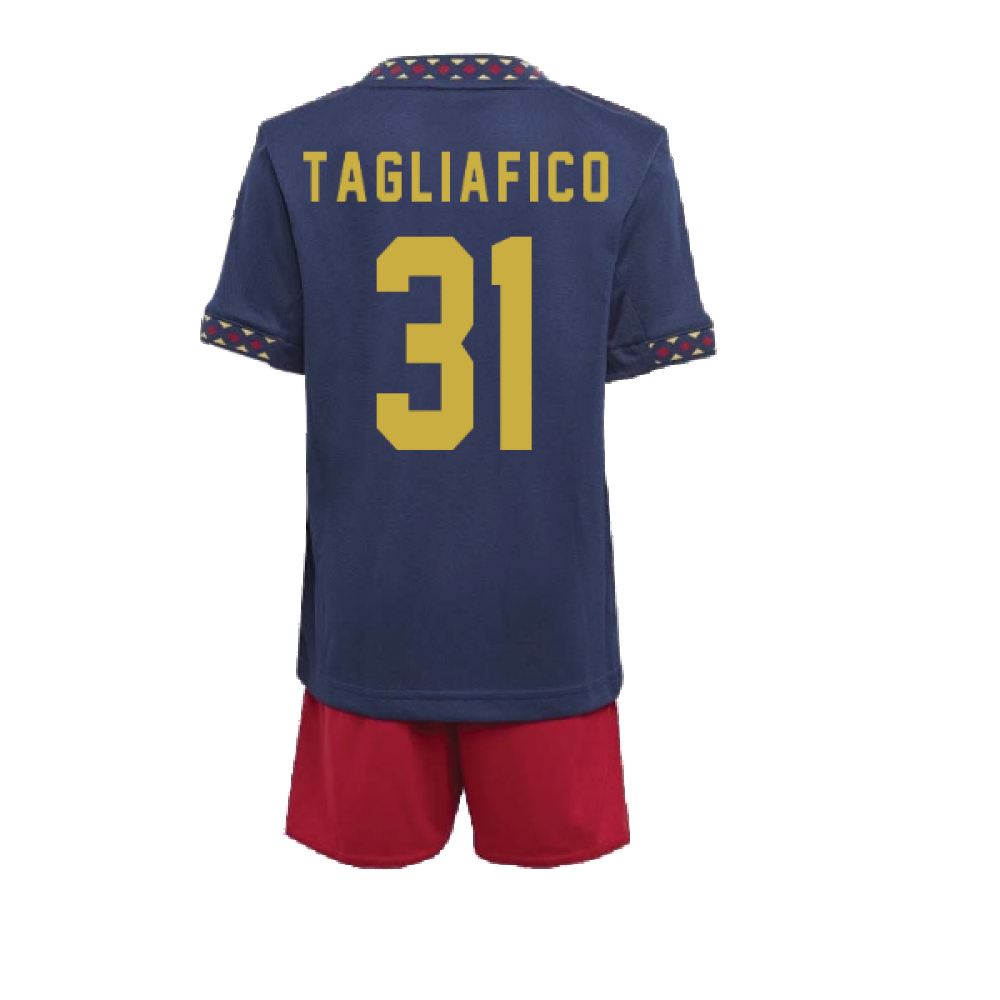 2022-2023 Ajax Away Mini Kit (TAGLIAFICO 31)