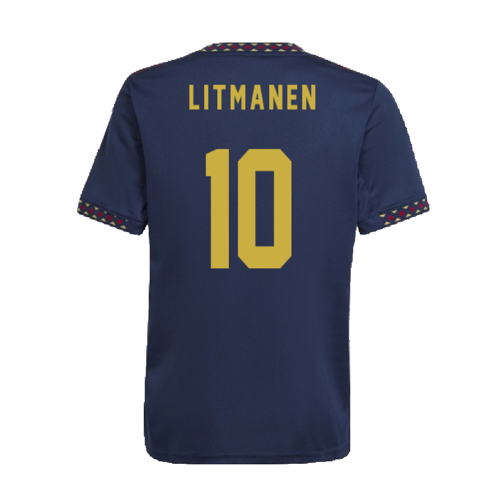 2022-2023 Ajax Away Shirt (Kids) (LITMANEN 10)