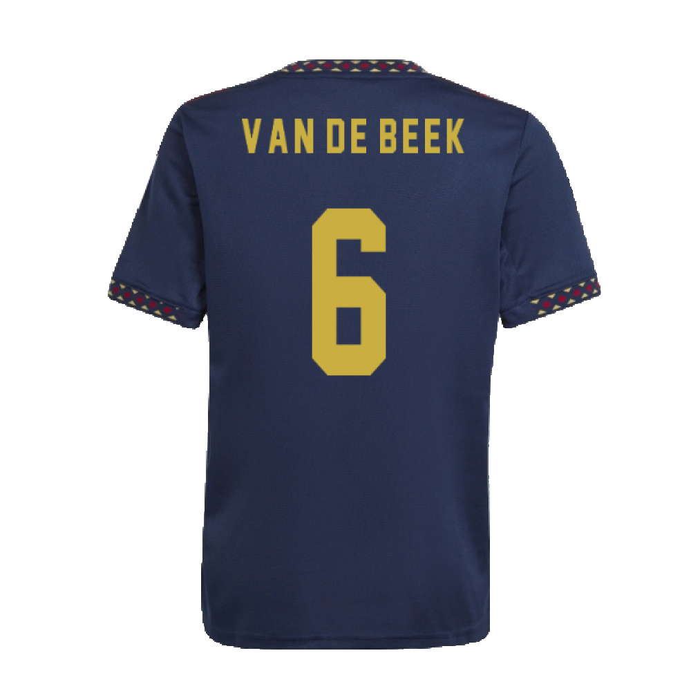 2022-2023 Ajax Away Shirt (Kids) (VAN DE BEEK 6)