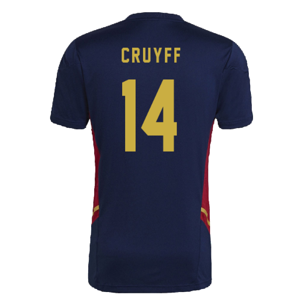 2022-2023 Ajax Training Jersey (Navy) (CRUYFF 14)