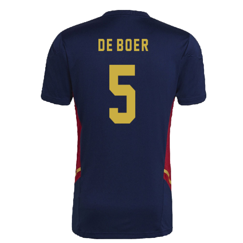 2022-2023 Ajax Training Jersey (Navy) (DE BOER 5)