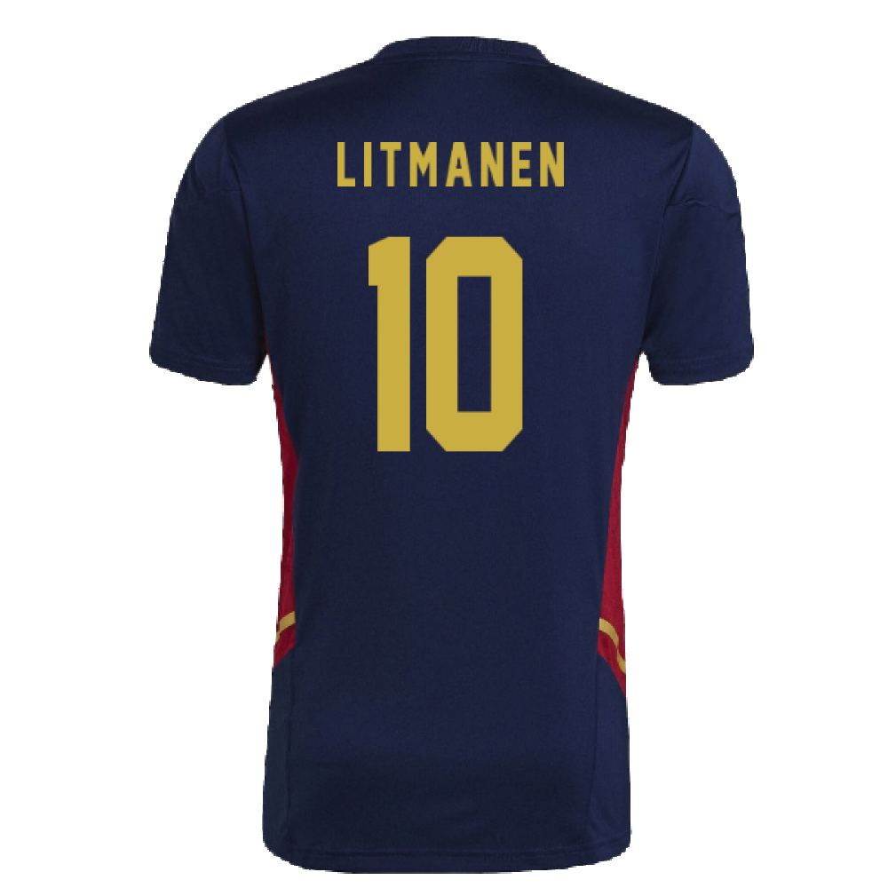 2022-2023 Ajax Training Jersey (Navy) (LITMANEN 10)