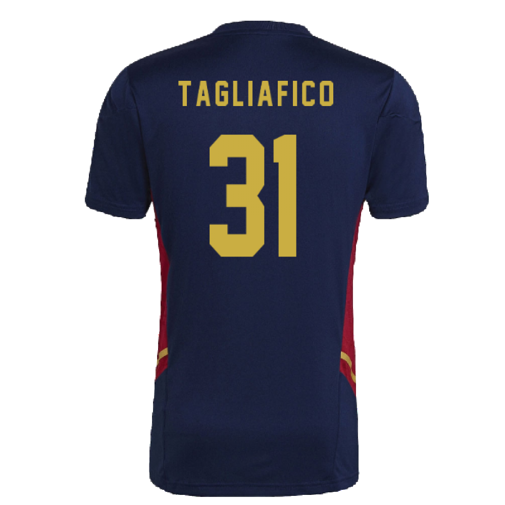 2022-2023 Ajax Training Jersey (Navy) (TAGLIAFICO 31)