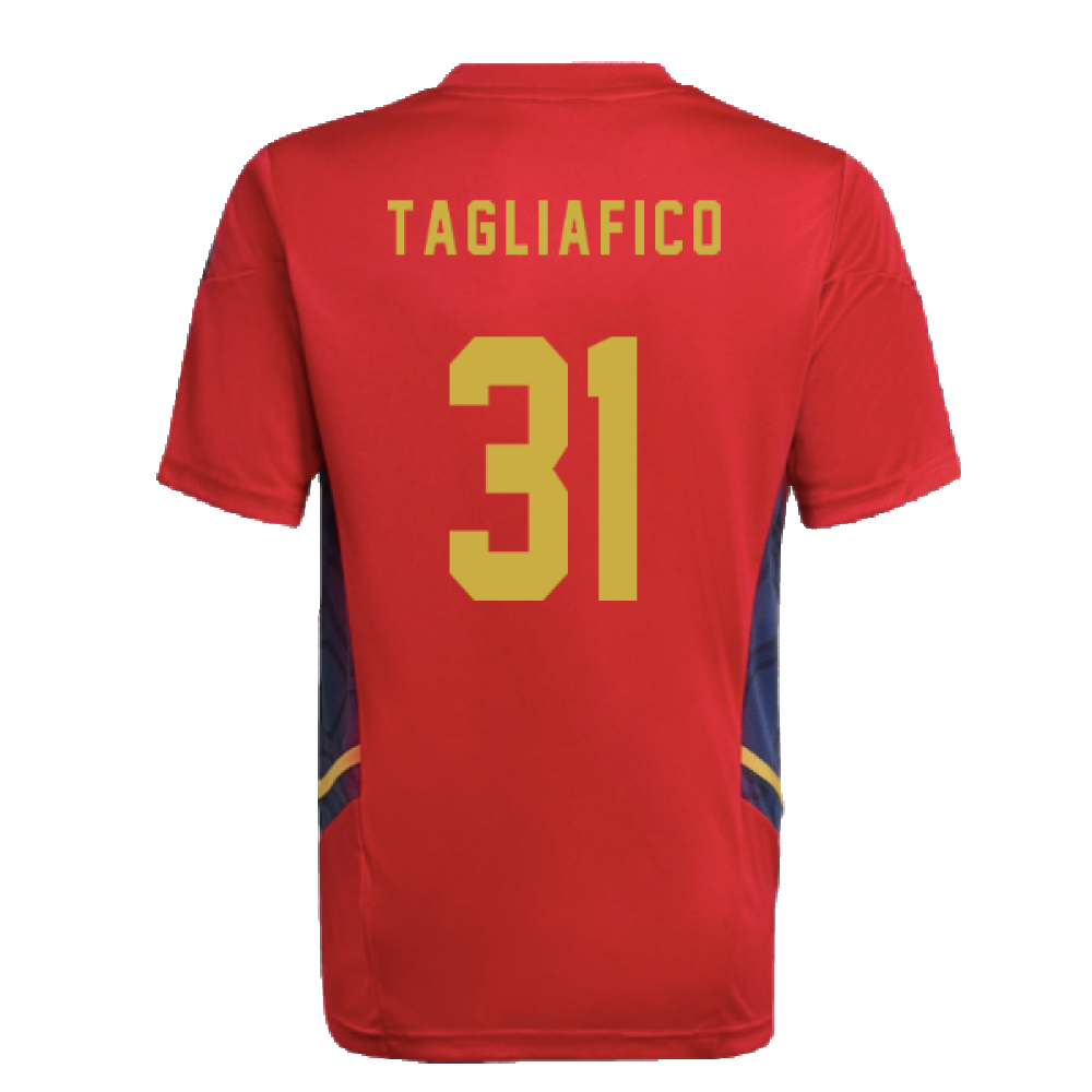 2022-2023 Ajax Training Jersey (Red) - Kids (TAGLIAFICO 31)