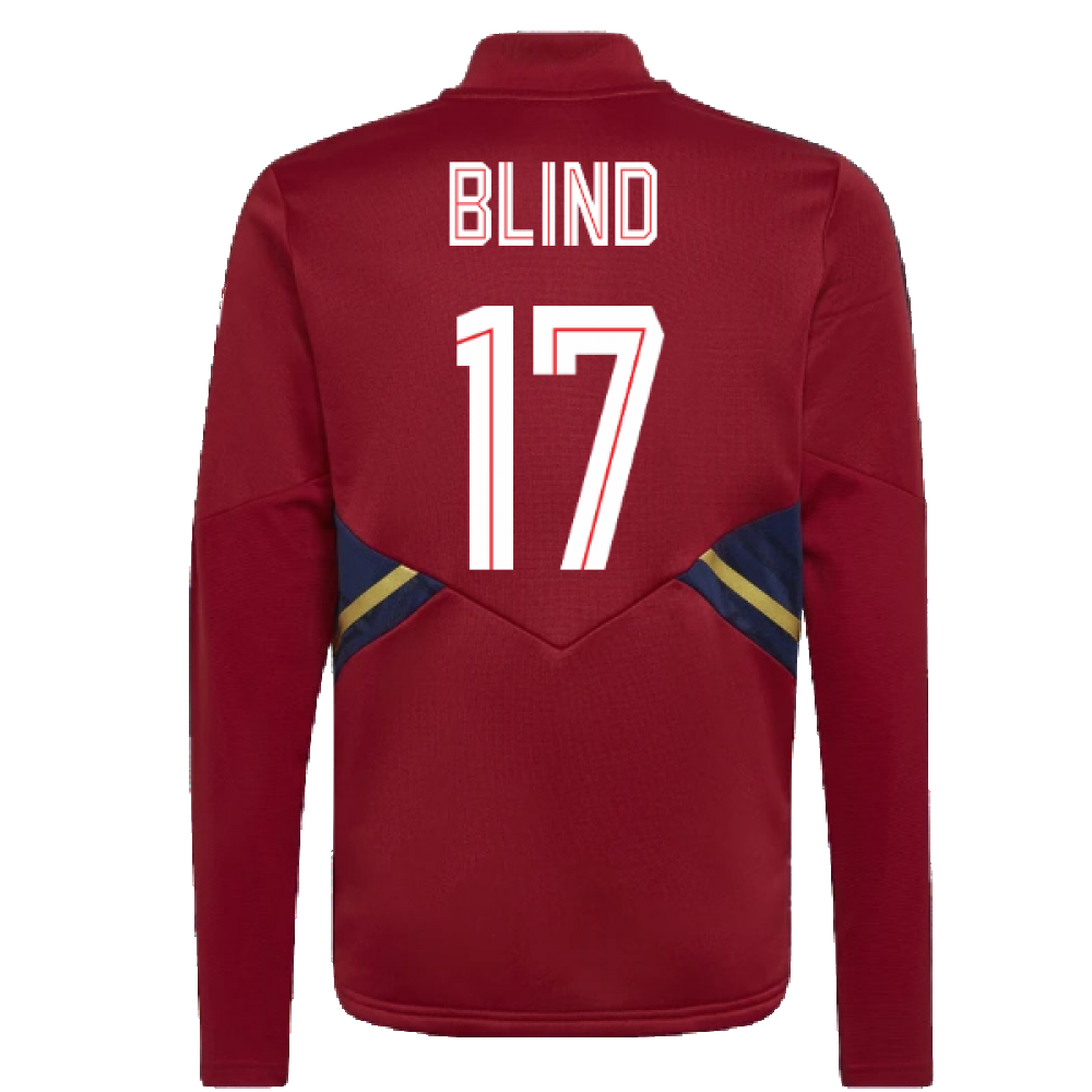 2022-2023 Ajax Training Top (Red) - Kids (BLIND 17)