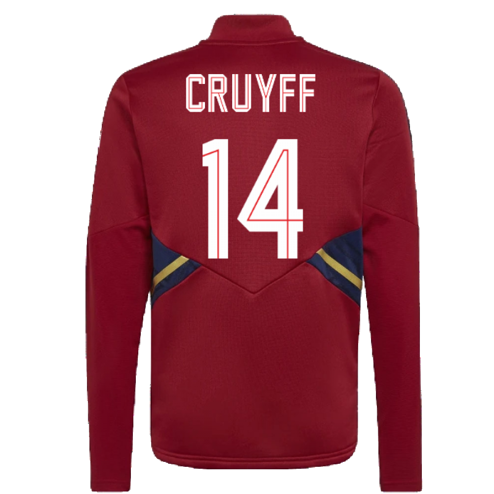 2022-2023 Ajax Training Top (Red) - Kids (CRUYFF 14)