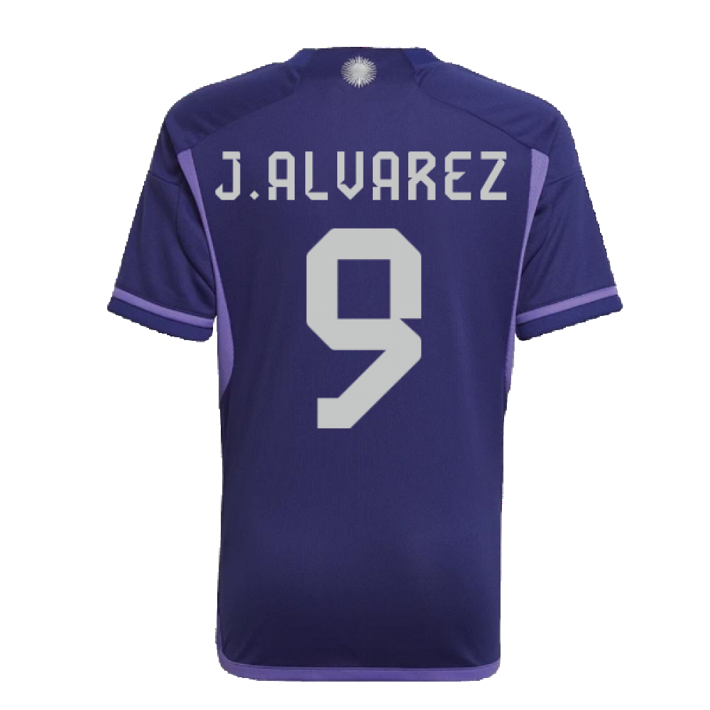 2022-2023 Argentina Away Shirt (Kids) (J.ALVAREZ 9)