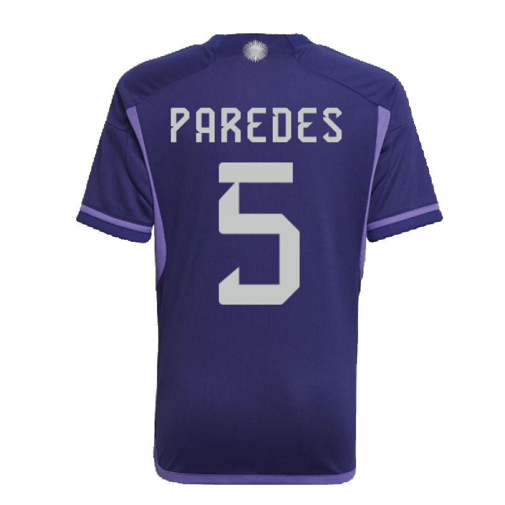 2022-2023 Argentina Away Shirt (Kids) (PAREDES 5)