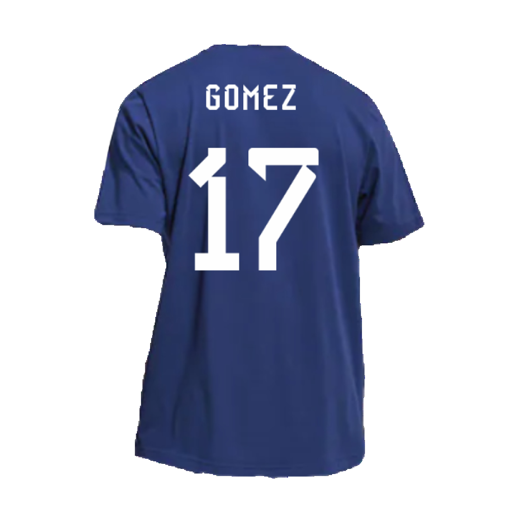 2022-2023 Argentina DNA Graphic Tee (Night Indigo) (GOMEZ 17)