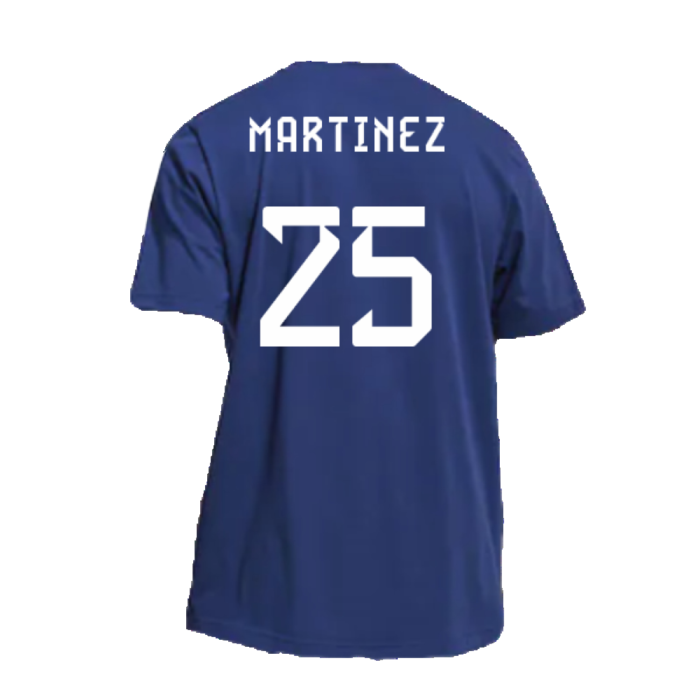 2022-2023 Argentina DNA Graphic Tee (Night Indigo) (MARTINEZ 25)