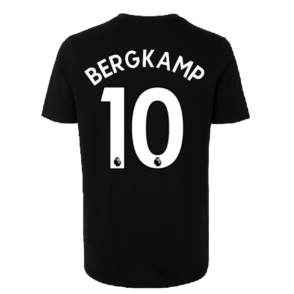 2022-2023 Arsenal DNA Graphic Tee (Black) (BERGKAMP 10)