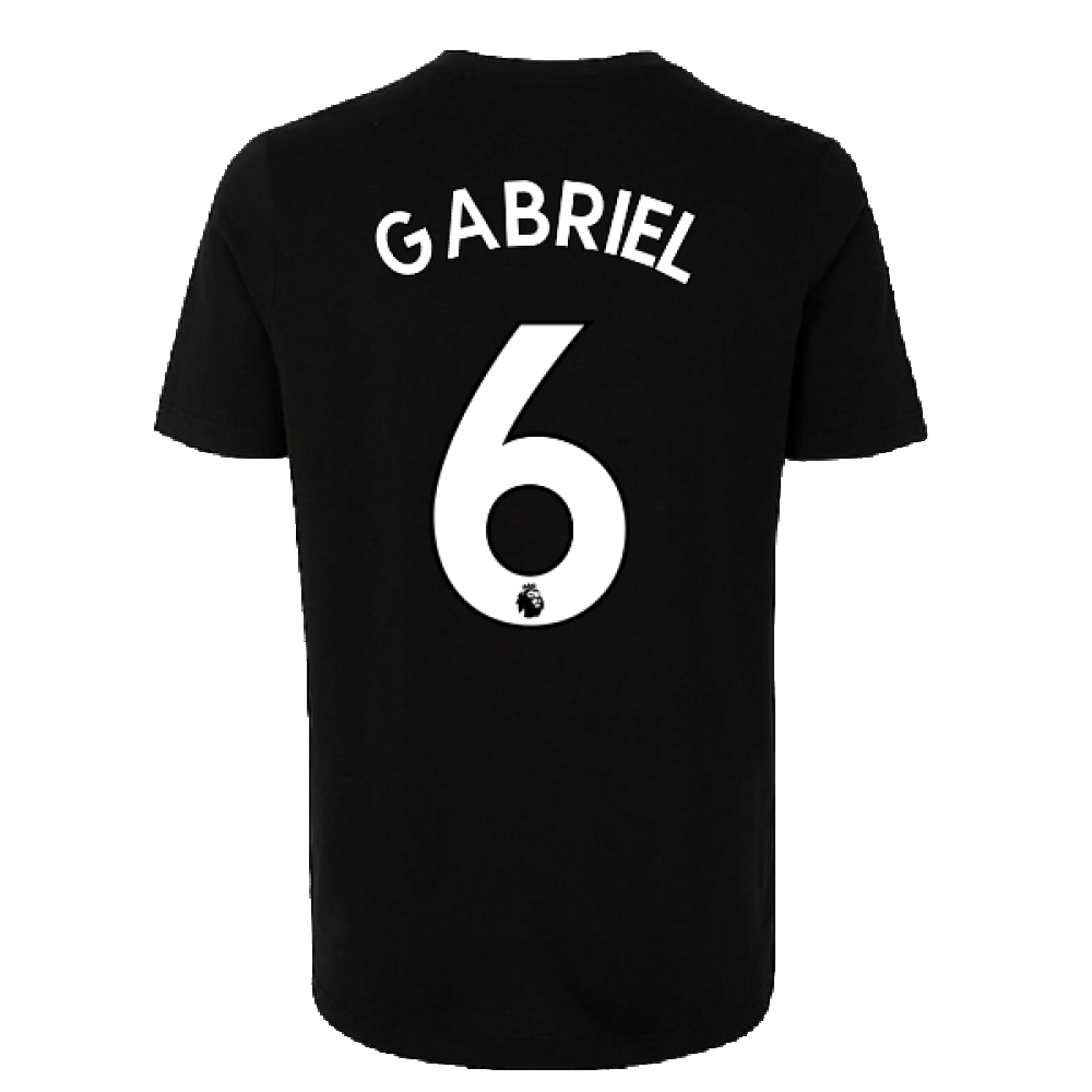 2022-2023 Arsenal DNA Graphic Tee (Black) (GABRIEL 6)