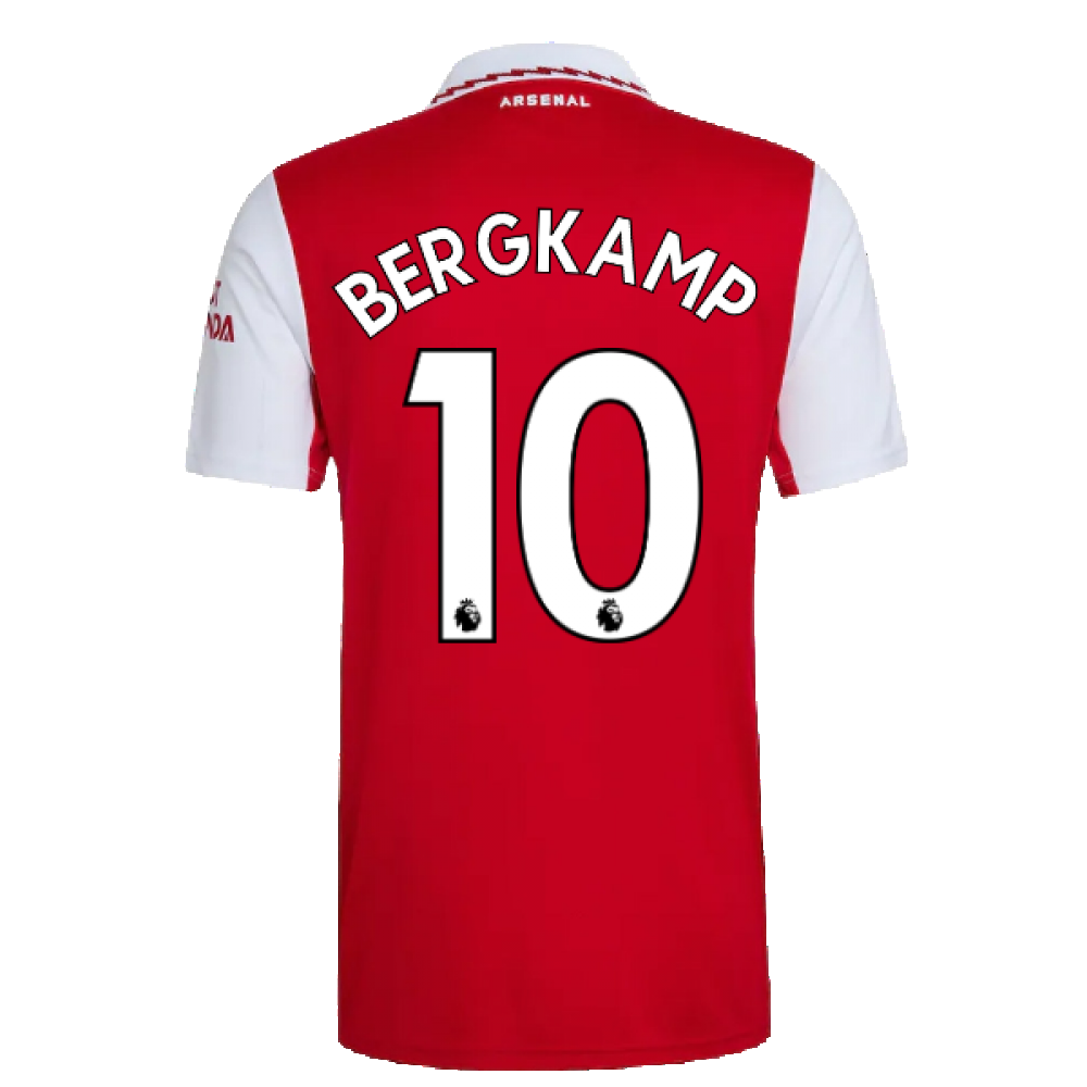 2022-2023 Arsenal Home Shirt (BERGKAMP 10)