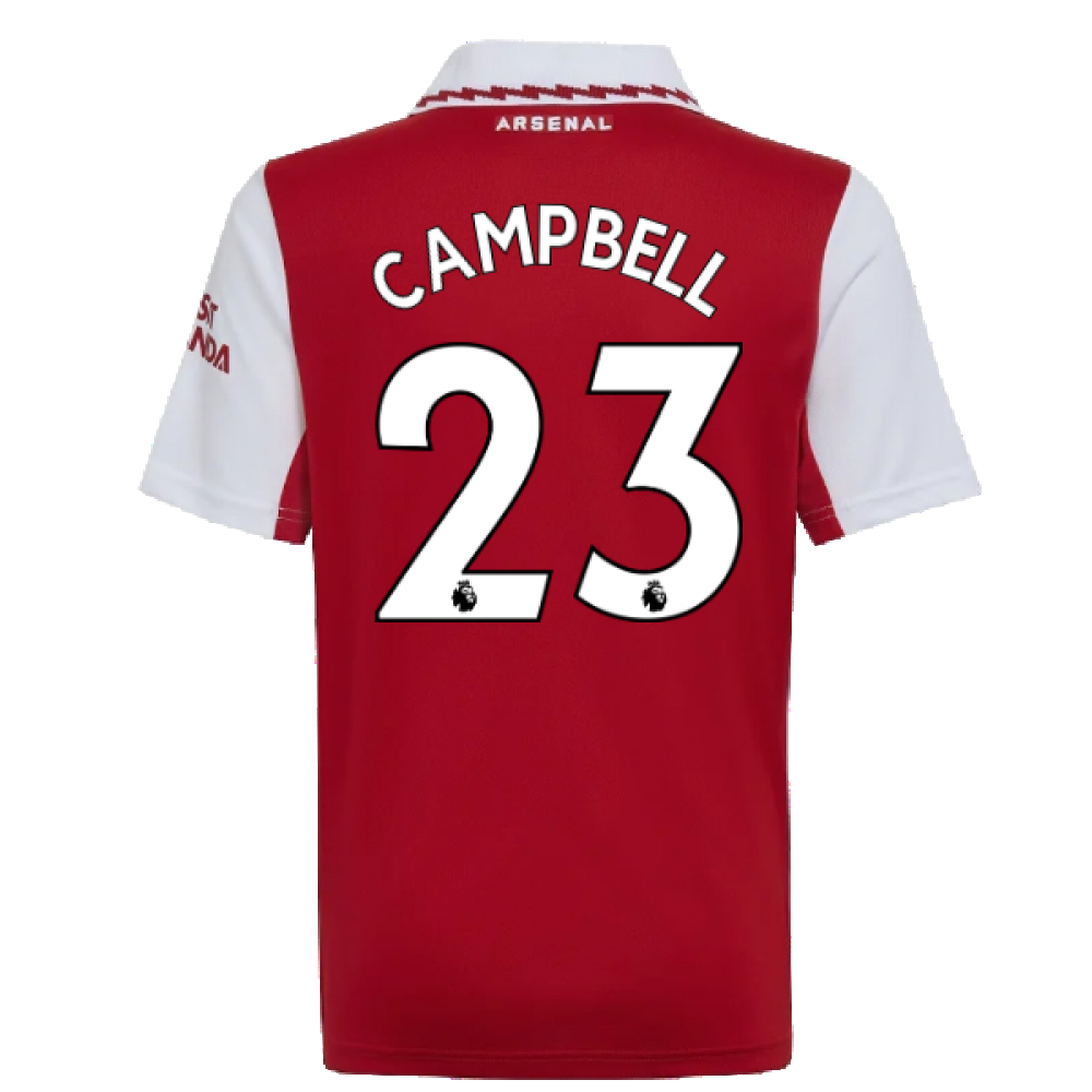 2022-2023 Arsenal Home Shirt (Kids) (CAMPBELL 23)