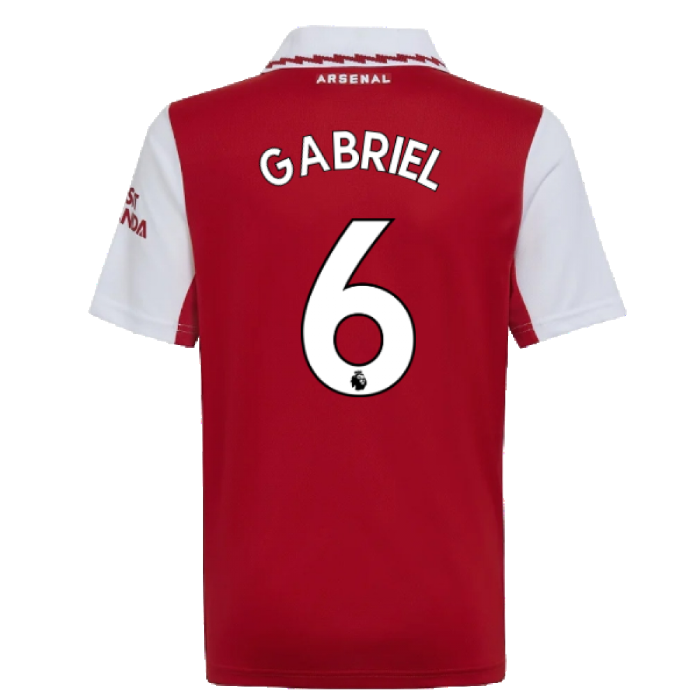 2022-2023 Arsenal Home Shirt (Kids) (GABRIEL 6)