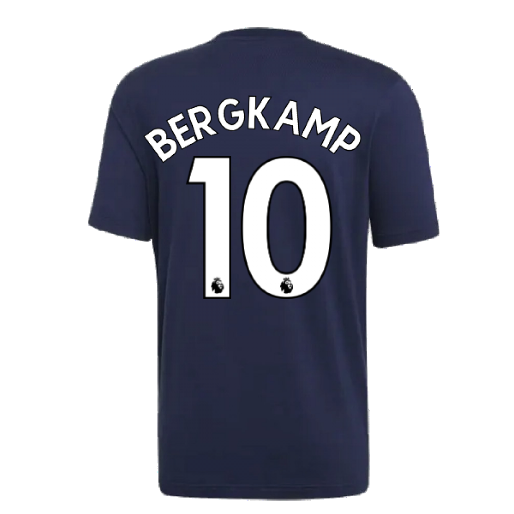 2022-2023 Arsenal LC HC Tee (Navy) (BERGKAMP 10)