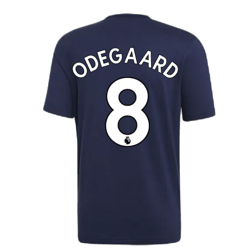 2022-2023 Arsenal LC HC Tee (Navy) (ODEGAARD 8)