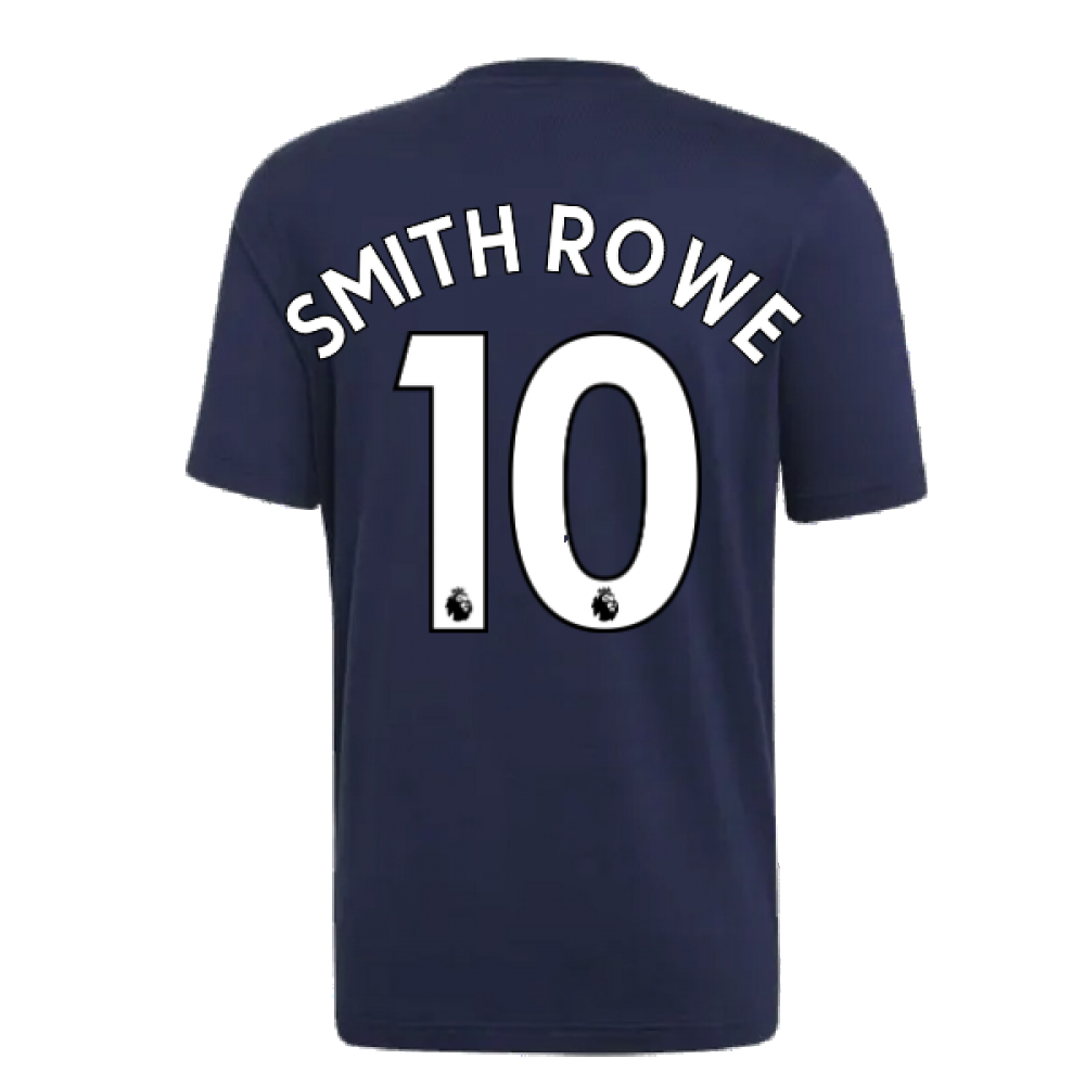 2022-2023 Arsenal LC HC Tee (Navy) (SMITH ROWE 10)