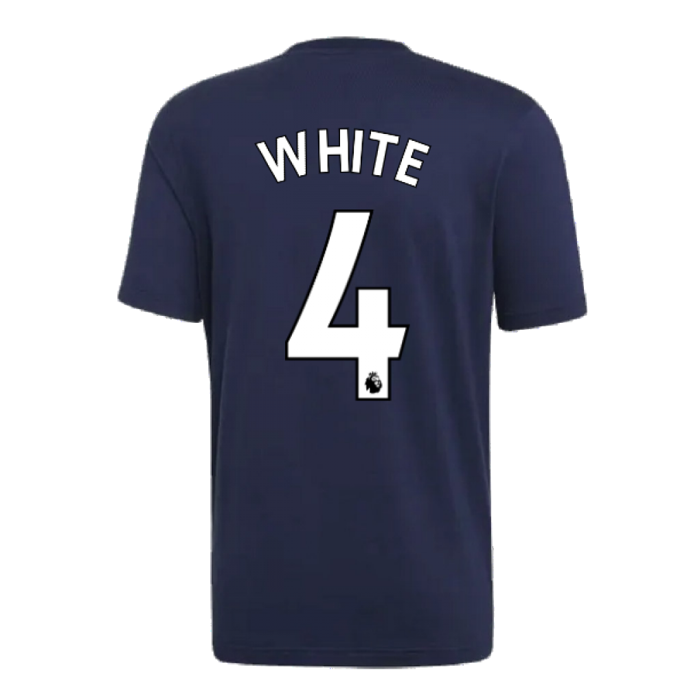 2022-2023 Arsenal LC HC Tee (Navy) (WHITE 4)