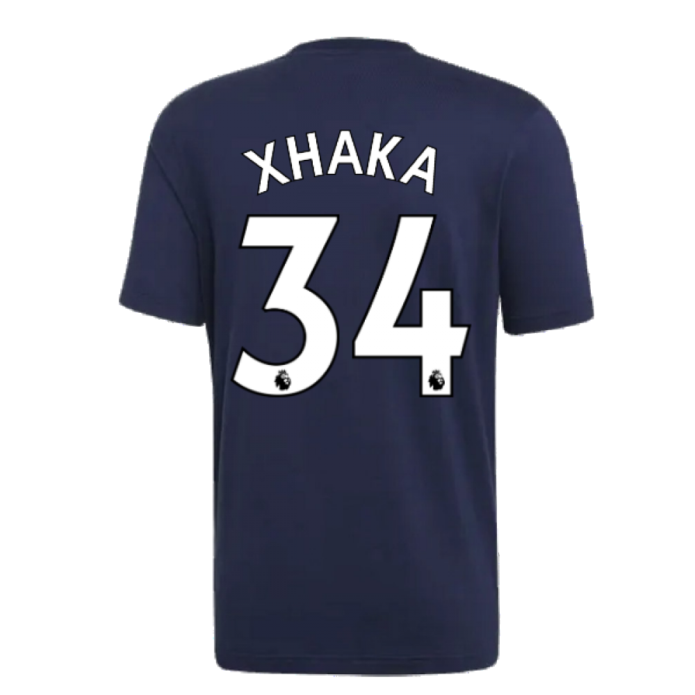 2022-2023 Arsenal LC HC Tee (Navy) (XHAKA 34)