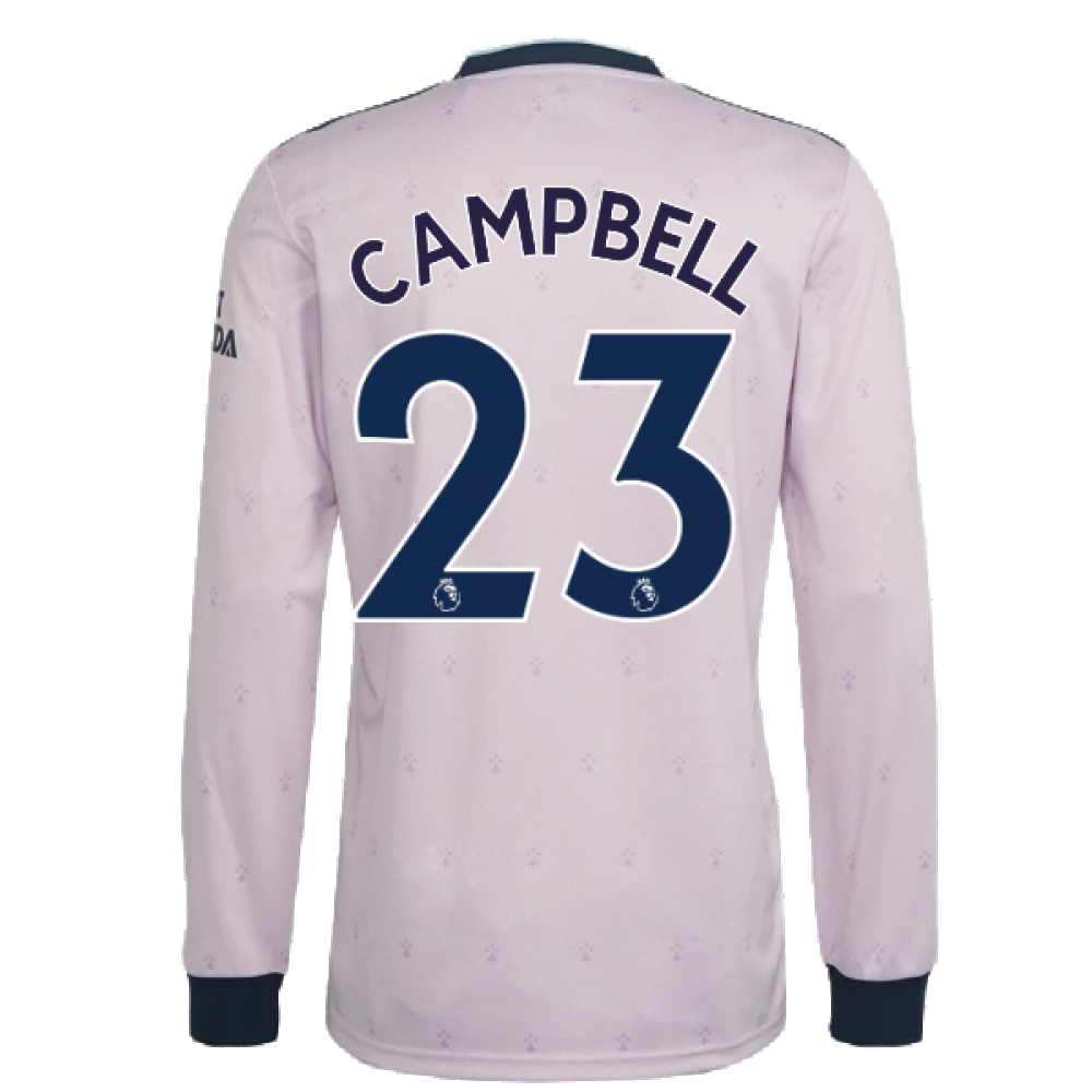 2022-2023 Arsenal Long Sleeve Third Shirt (CAMPBELL 23)