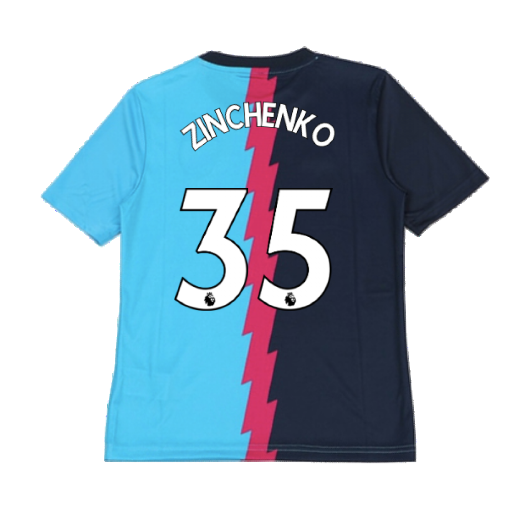 2022-2023 Arsenal Pre-Match Jersey (Blue) - Kids (ZINCHENKO 35)