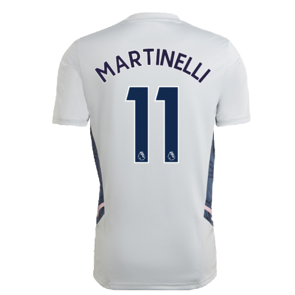 2022-2023 Arsenal Training Shirt (Clear Onix) (MARTINELLI 11)