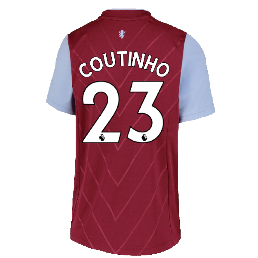 2022-2023 Aston Villa Home Shirt (Kids) (Coutinho 23)