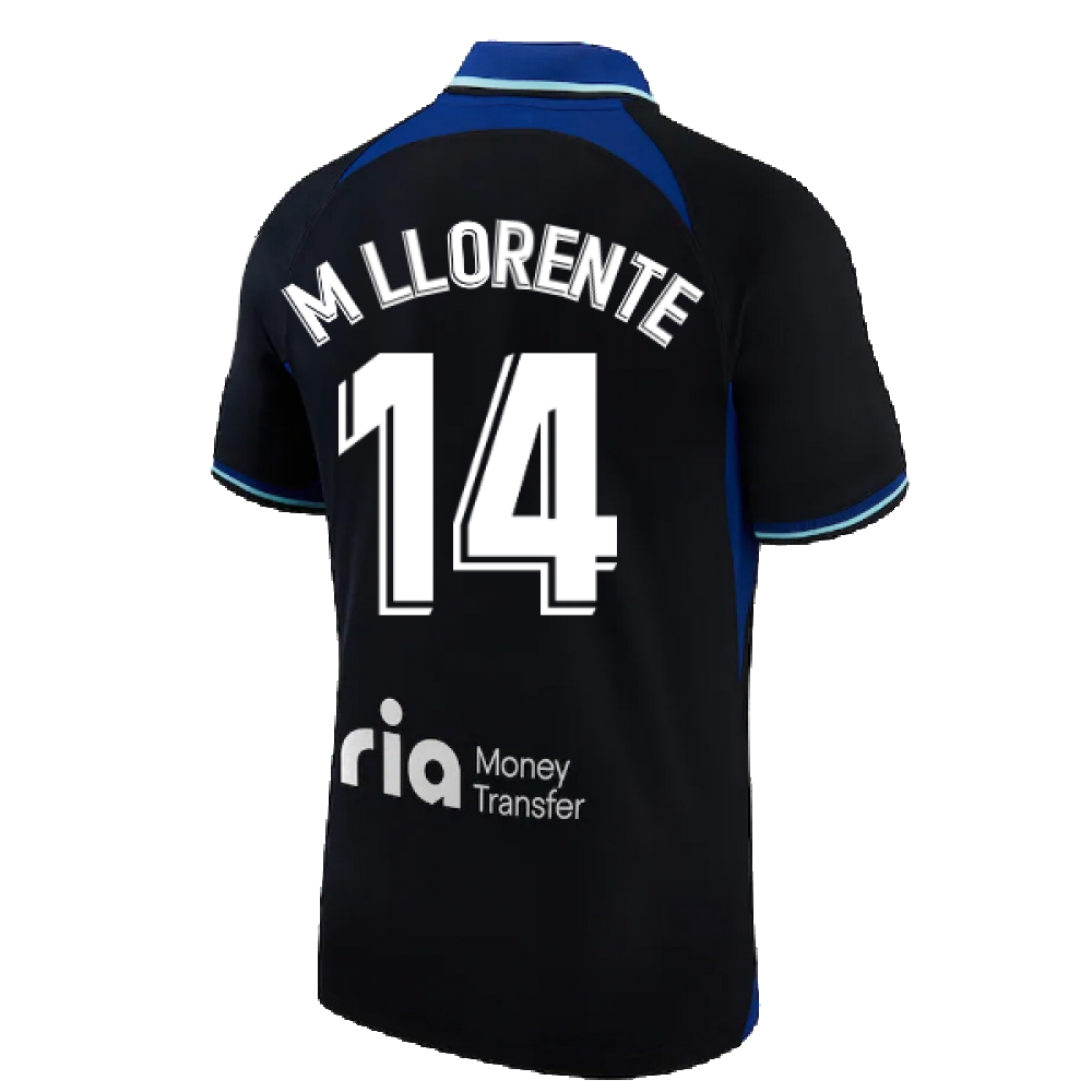 2022-2023 Atletico Madrid Away Shirt (M LLORENTE 14)