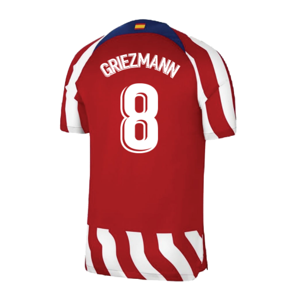 2022-2023 Atletico Madrid Home Shirt (Kids) (GRIEZMANN 8)