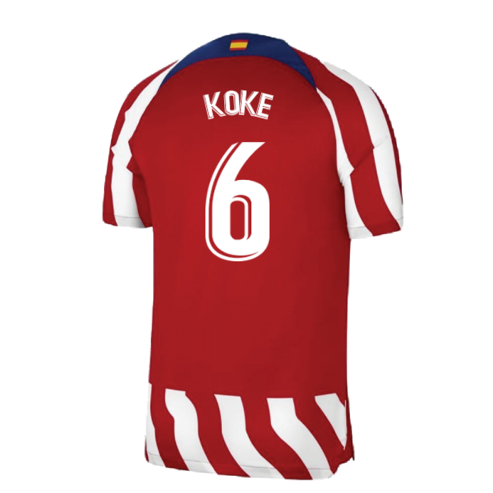 2022-2023 Atletico Madrid Home Shirt (Kids) (KOKE 6)