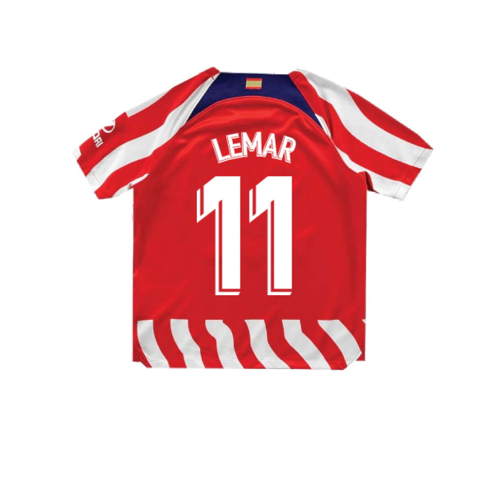 2022-2023 Atletico Madrid Little Boys Home Shirt (LEMAR 11)