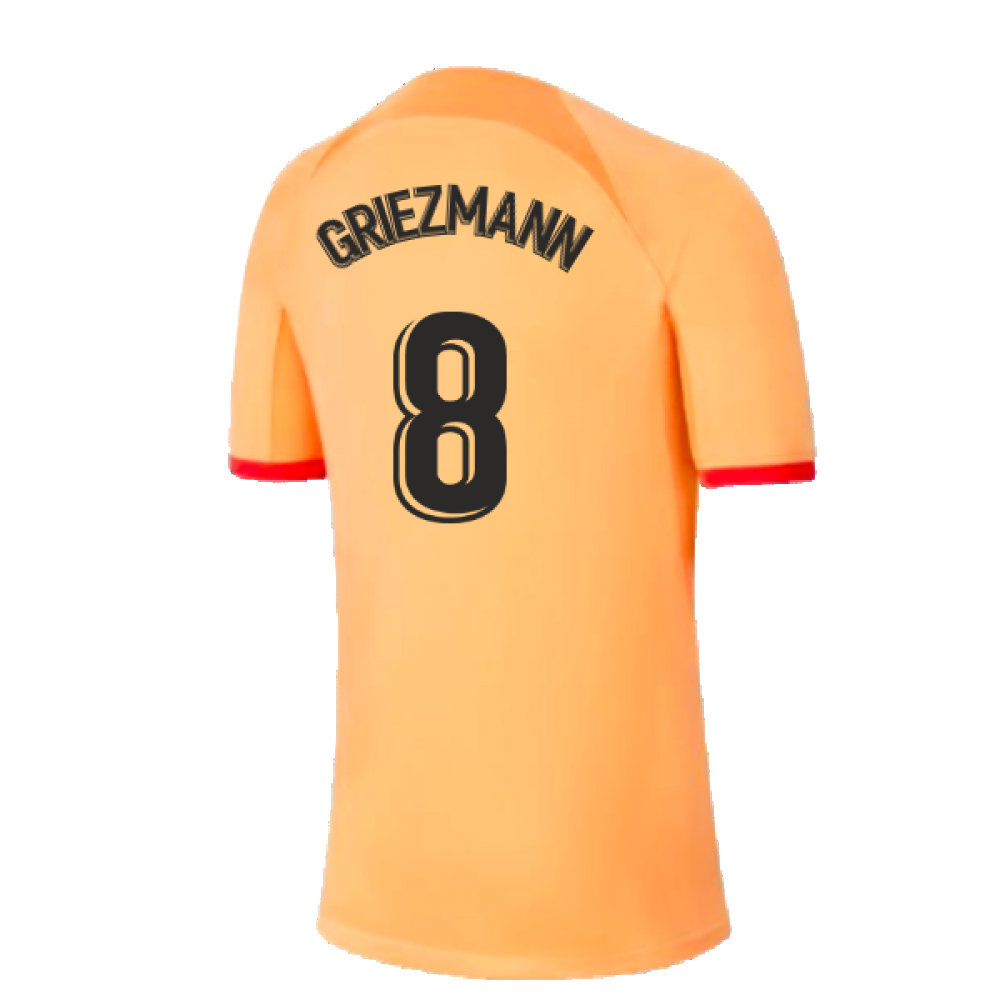 2022-2023 Atletico Madrid Third Shirt (Kids) (GRIEZMANN 8)