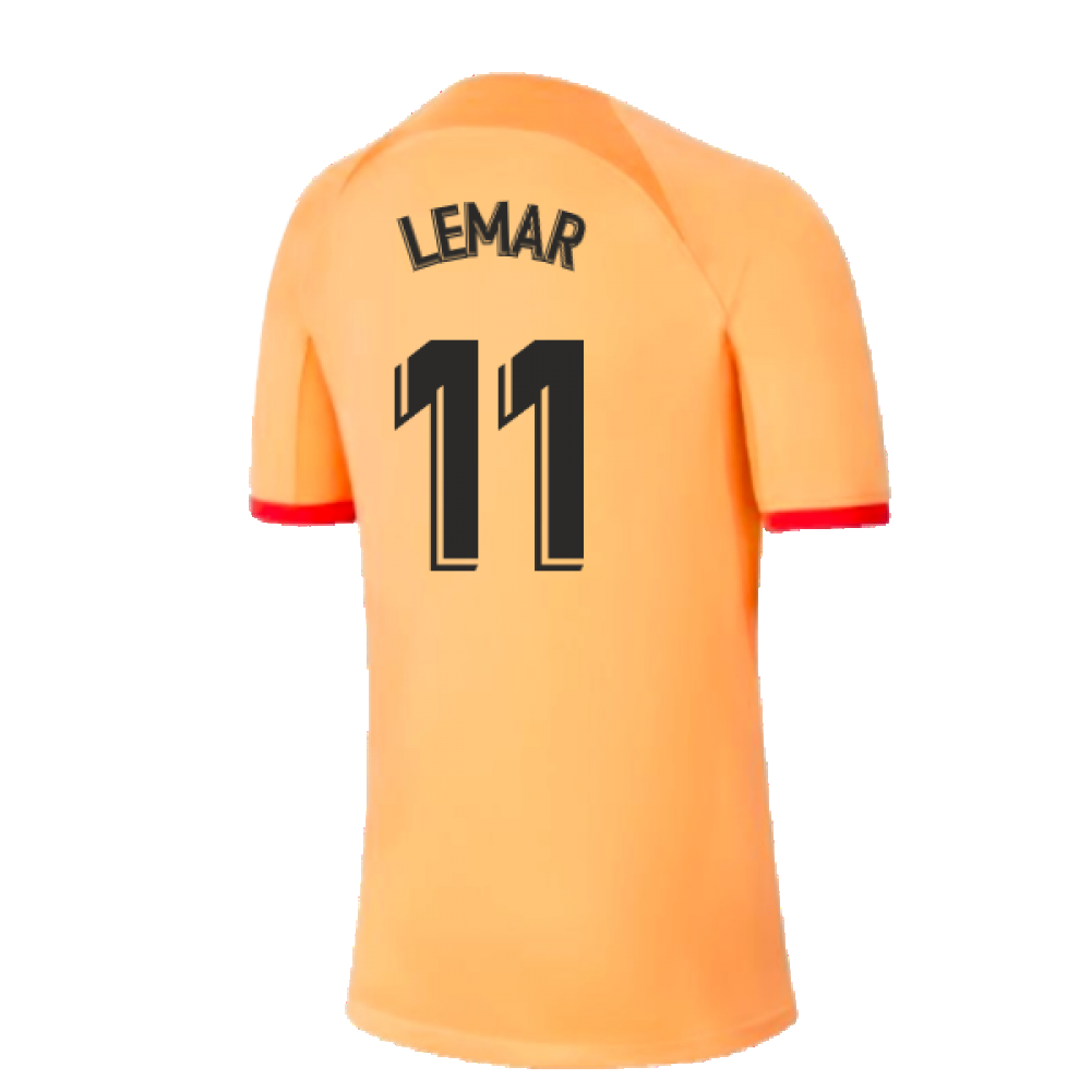 2022-2023 Atletico Madrid Third Shirt (Kids) (LEMAR 11)