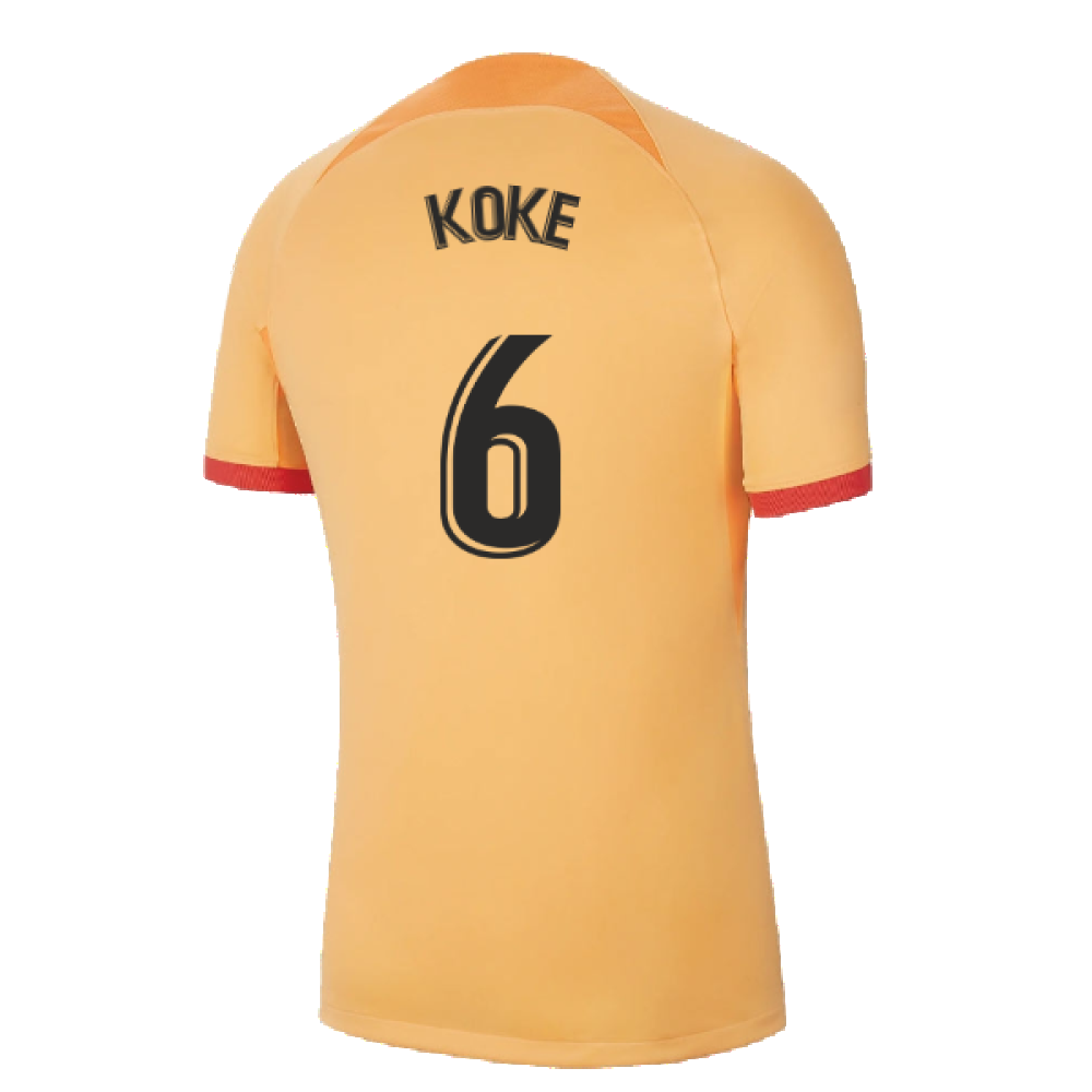 2022-2023 Atletico Madrid Third Shirt (KOKE 6)