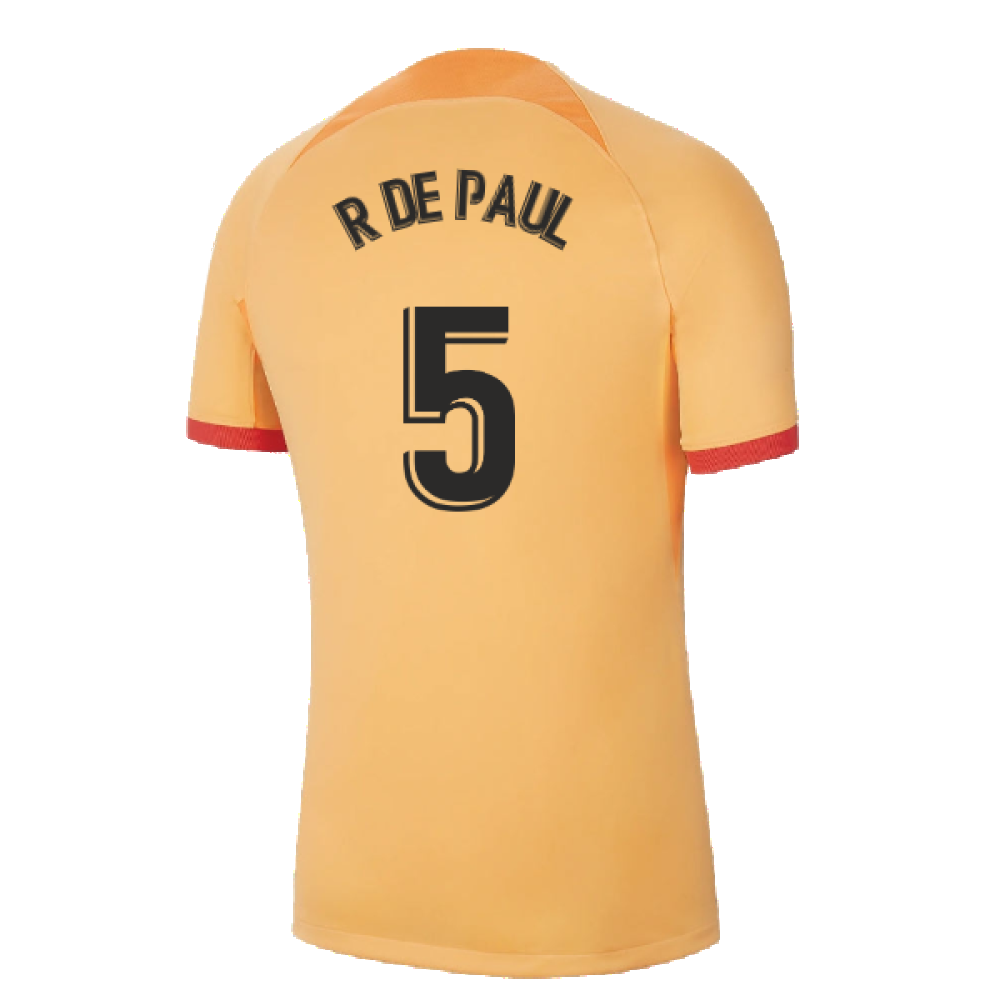 2022-2023 Atletico Madrid Third Shirt (R DE PAUL 5)