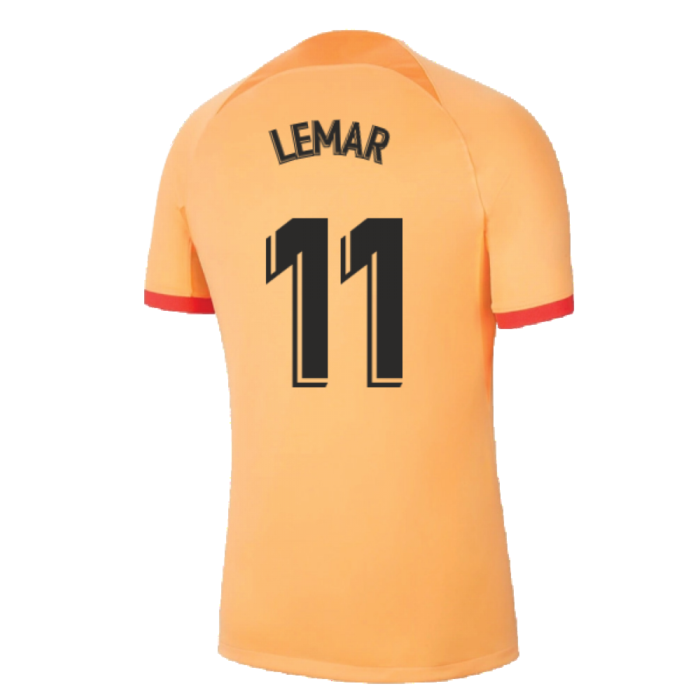 2022-2023 Atletico Madrid Vapor 3rd Shirt (LEMAR 11)