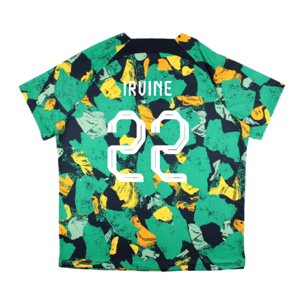 2022-2023 Australia Dri-FIT Pre-Match Football Top - (IRVINE 22)