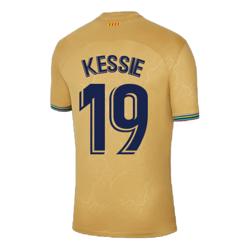 2022-2023 Barcelona Away Shirt (KESSIE 19)