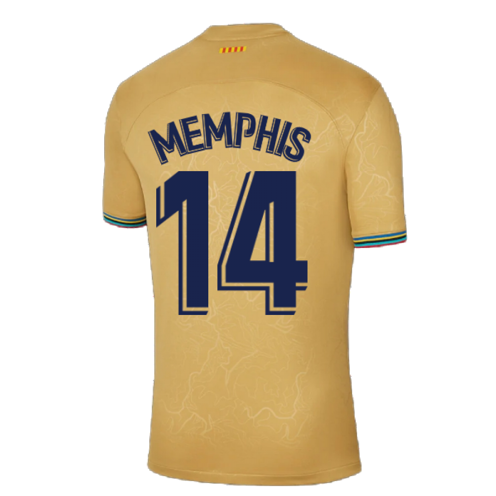 2022-2023 Barcelona Away Shirt (MEMPHIS 14)