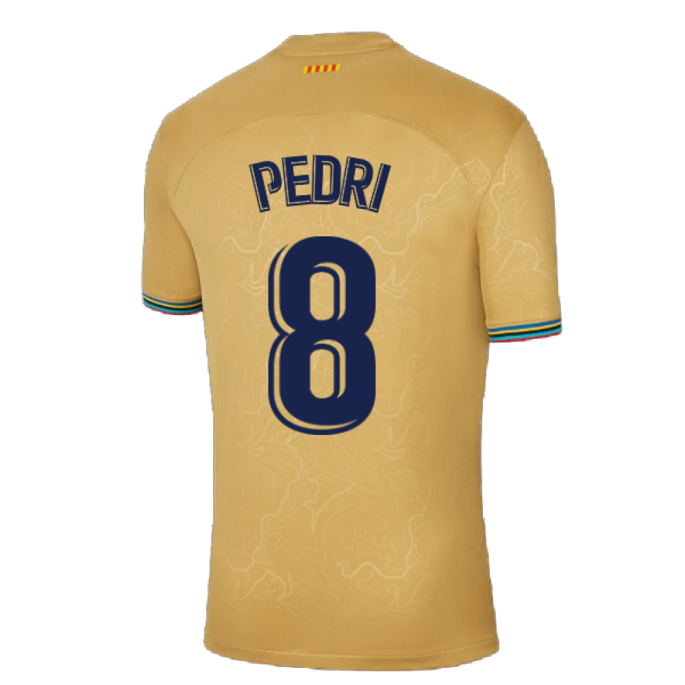 2022-2023 Barcelona Away Shirt (PEDRI 8)